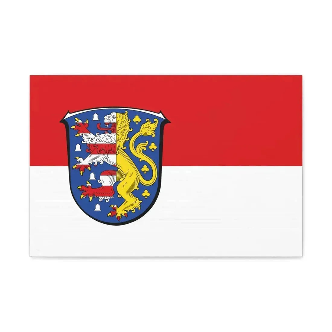 Flag of Hochtaunuskreis Germany - Canvas Wall Art 24″ x 16″ 1.25" - The Sticker Space