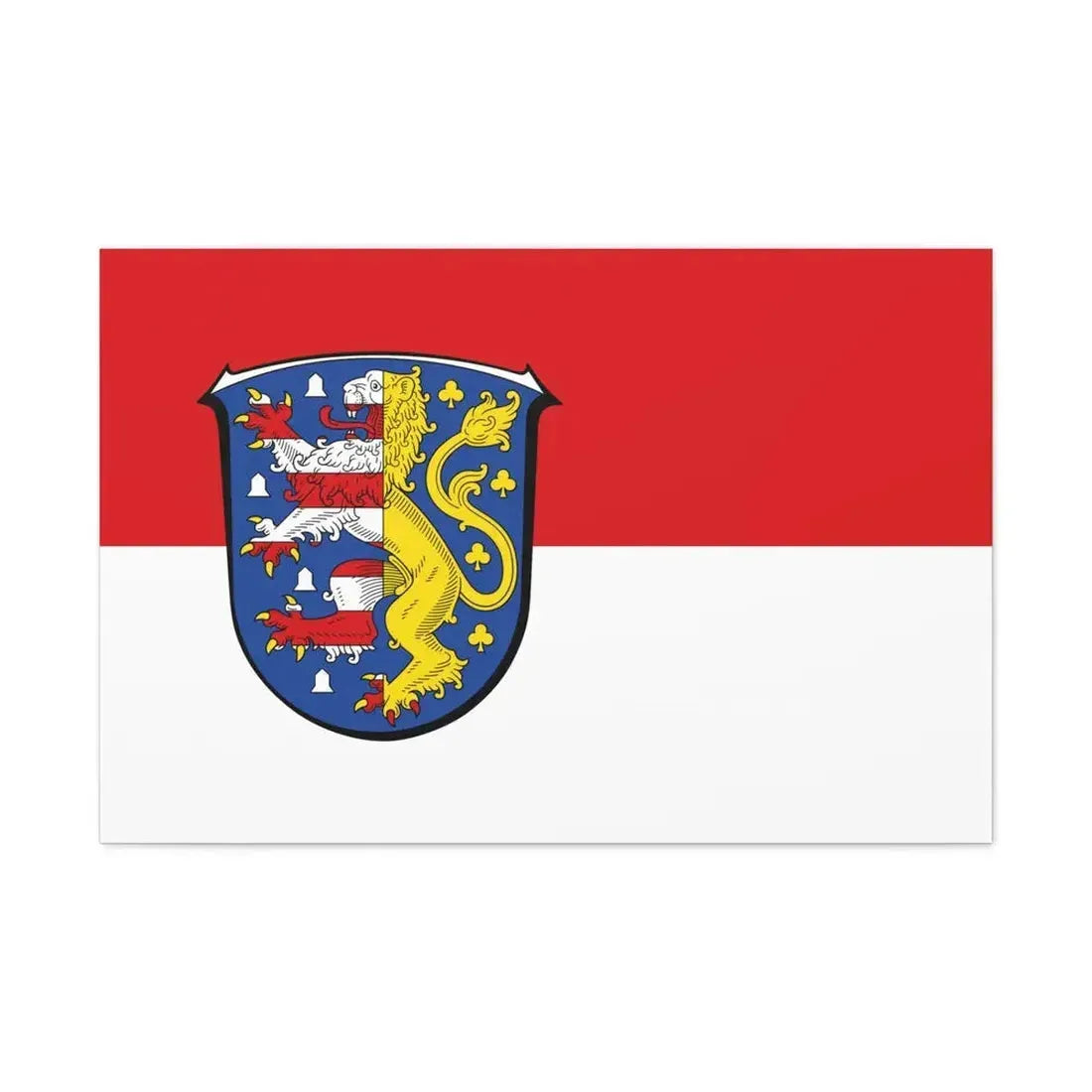 Flag of Hochtaunuskreis Germany - Canvas Wall Art 36" x 24" 1.25" - The Sticker Space