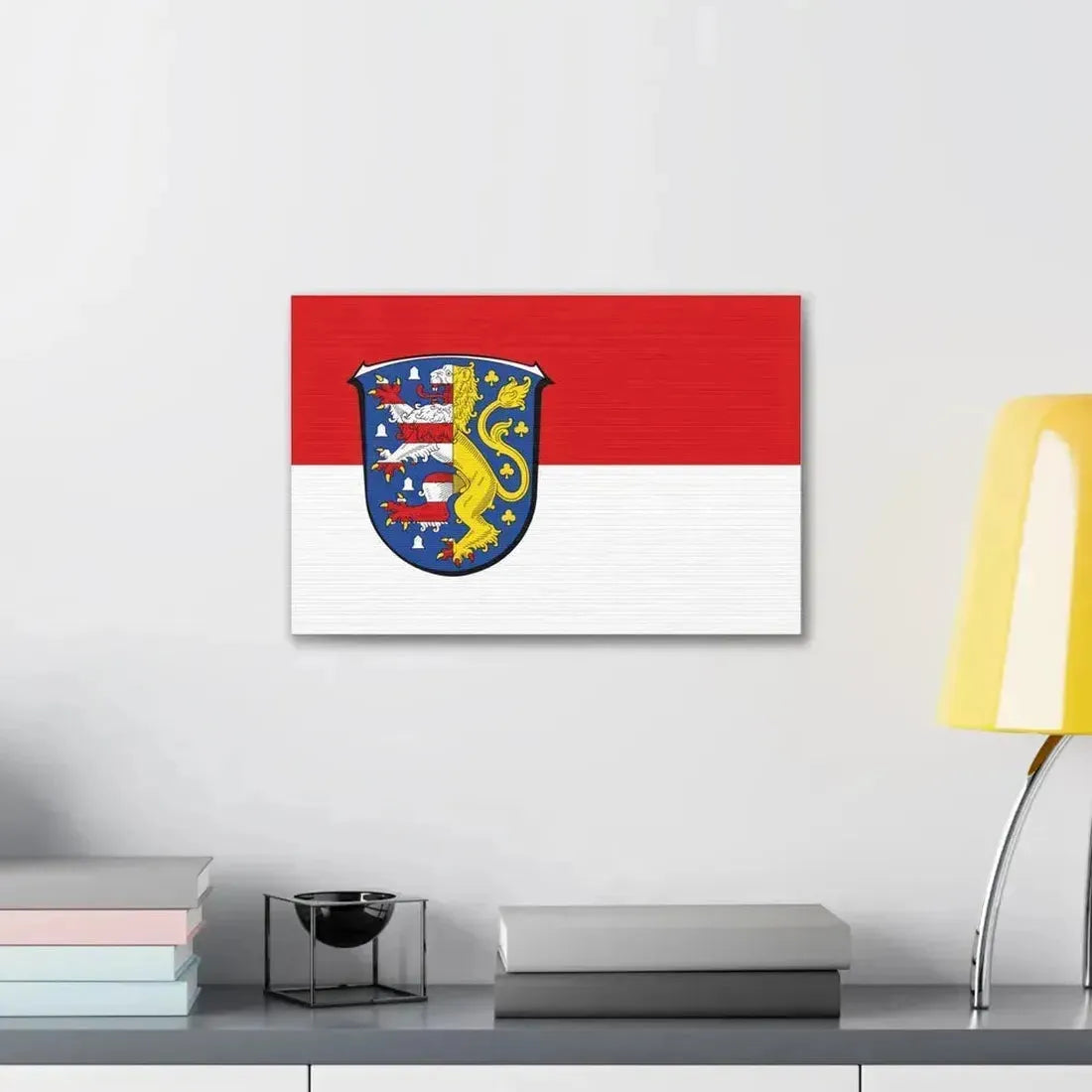 Flag of Hochtaunuskreis Germany - Canvas Wall Art - The Sticker Space