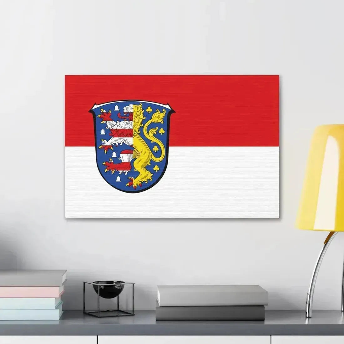 Flag of Hochtaunuskreis Germany - Canvas Wall Art - The Sticker Space