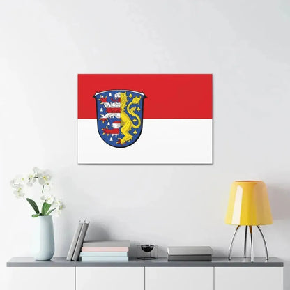 Flag of Hochtaunuskreis Germany - Canvas Wall Art - The Sticker Space