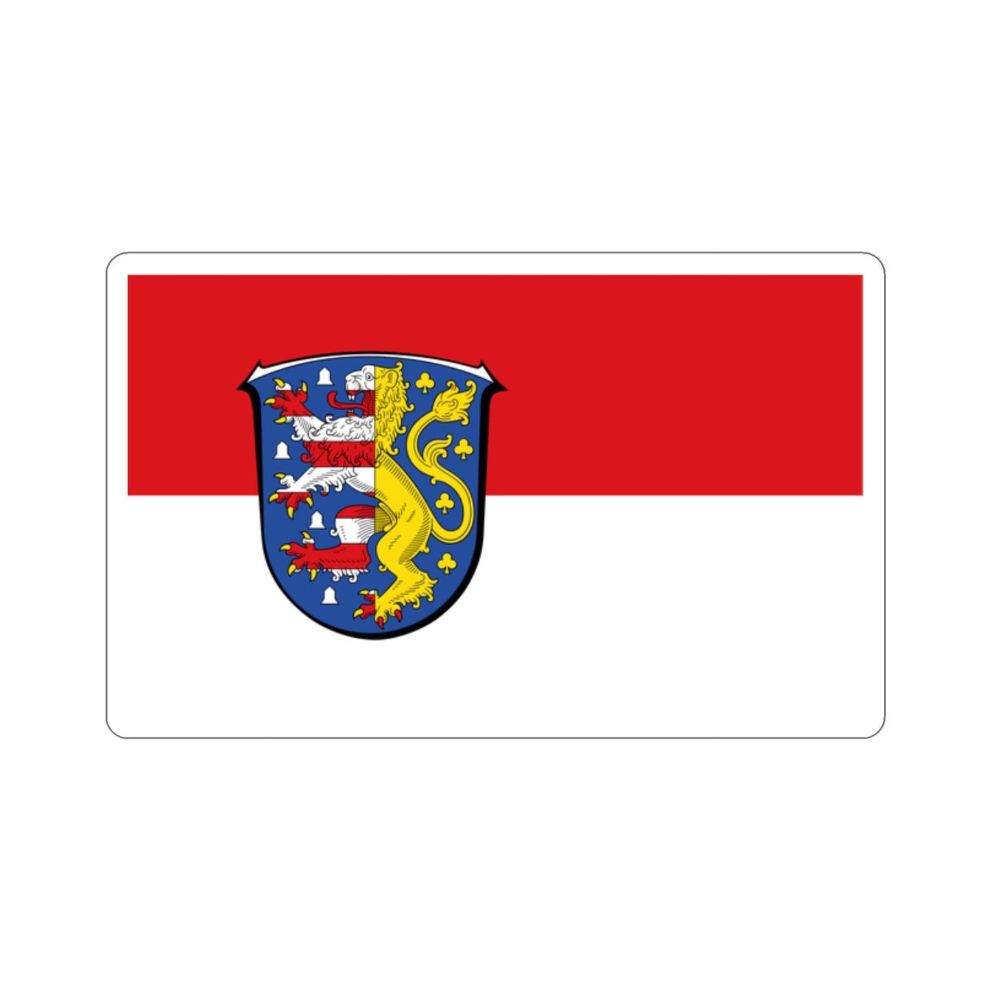 Flag of Hochtaunuskreis Germany STICKER Vinyl Die-Cut Decal-2 Inch-The Sticker Space