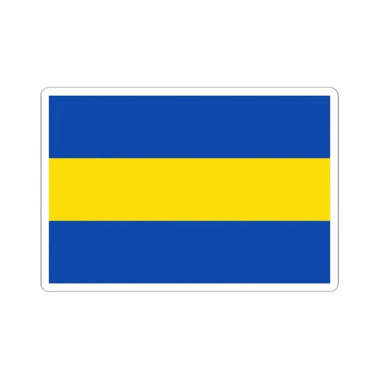 Flag of Hoegaarden Belgium (Belgium) STICKER Vinyl Kiss-Cut Decal 2 Inch White - The Sticker Space