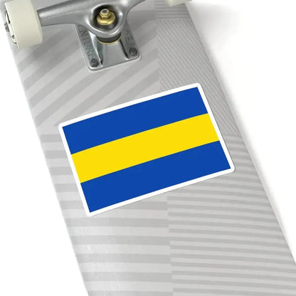 Flag of Hoegaarden Belgium (Belgium) STICKER Vinyl Kiss-Cut Decal - The Sticker Space