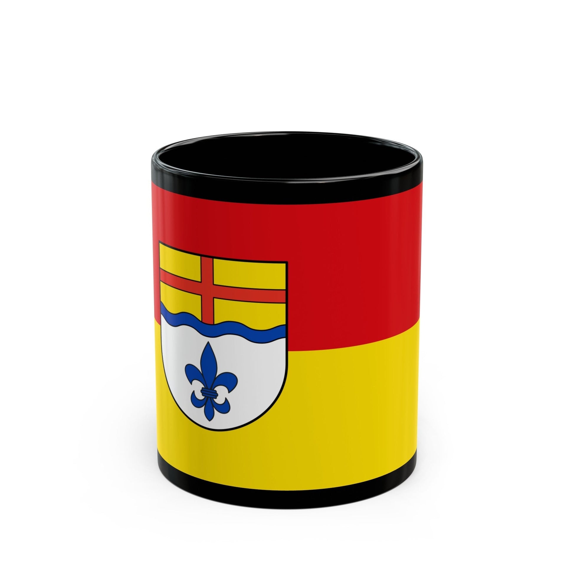 Flag of Hoexter Germany - Black Coffee Mug-11oz-The Sticker Space