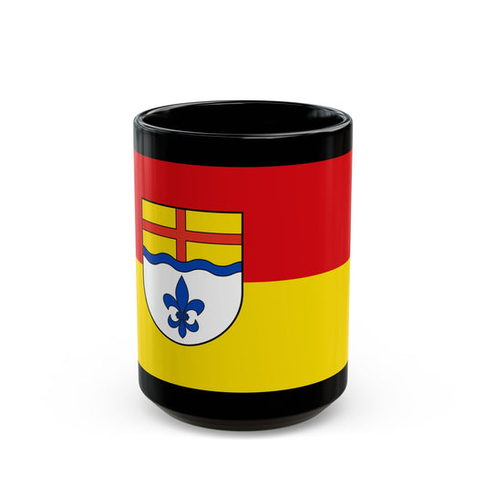 Flag of Hoexter Germany - Black Coffee Mug-15oz-The Sticker Space