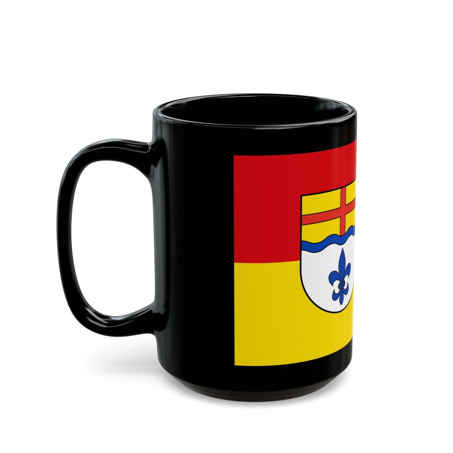 Flag of Hoexter Germany - Black Coffee Mug-The Sticker Space