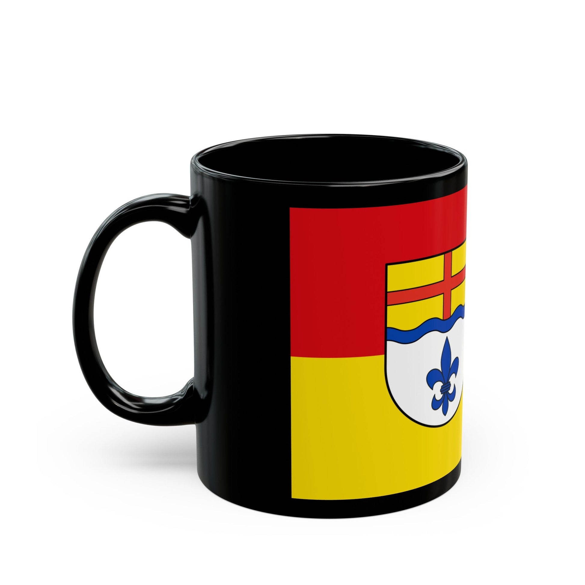 Flag of Hoexter Germany - Black Coffee Mug-The Sticker Space