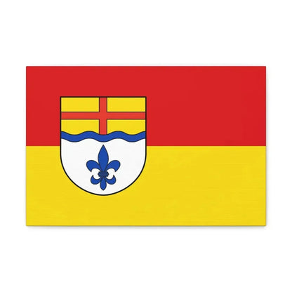 Flag of Hoexter Germany - Canvas Wall Art 18″ x 12″ 1.25" - The Sticker Space