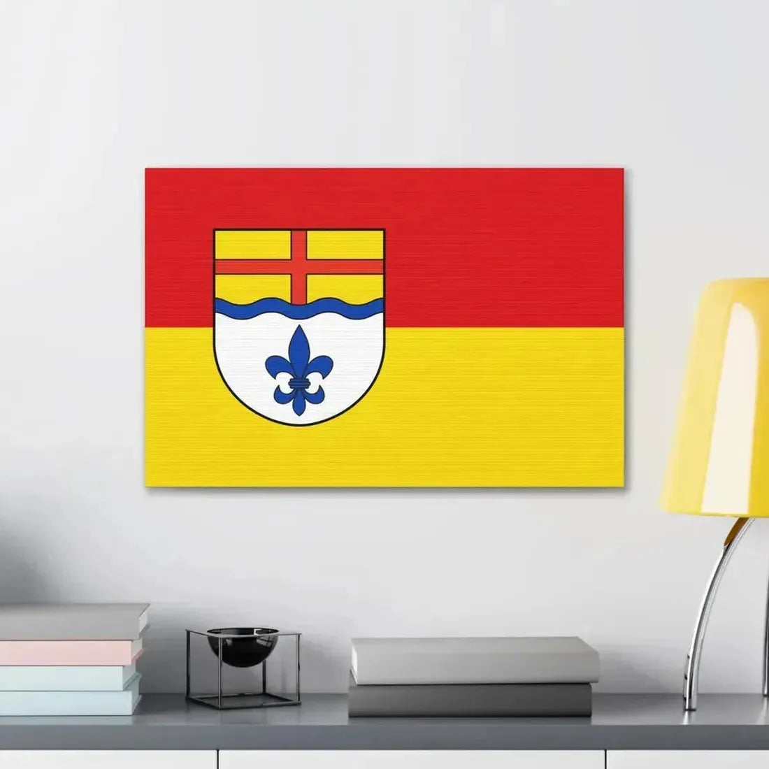 Flag of Hoexter Germany - Canvas Wall Art - The Sticker Space