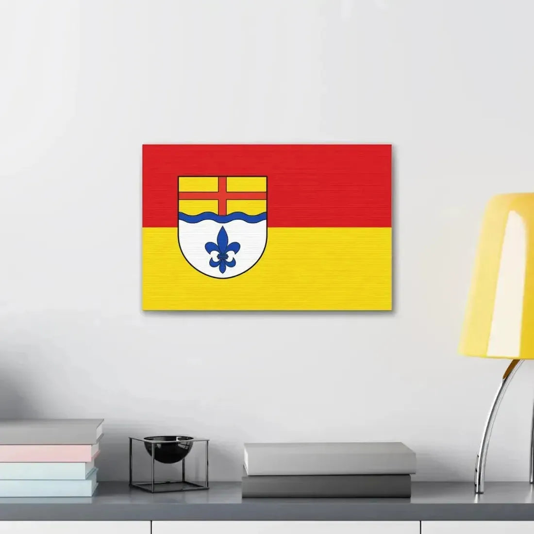 Flag of Hoexter Germany - Canvas Wall Art - The Sticker Space