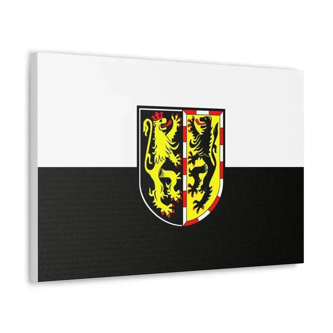 Flag of Hof Germany - Canvas Wall Art - The Sticker Space