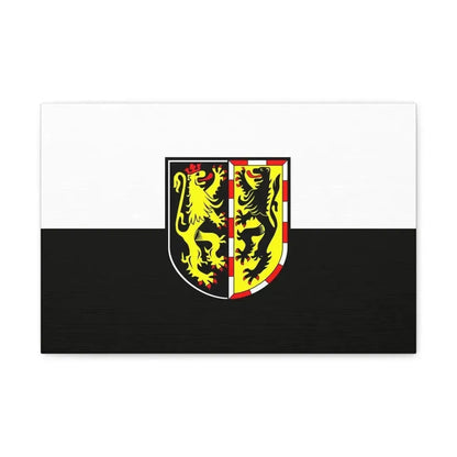 Flag of Hof Germany - Canvas Wall Art - The Sticker Space