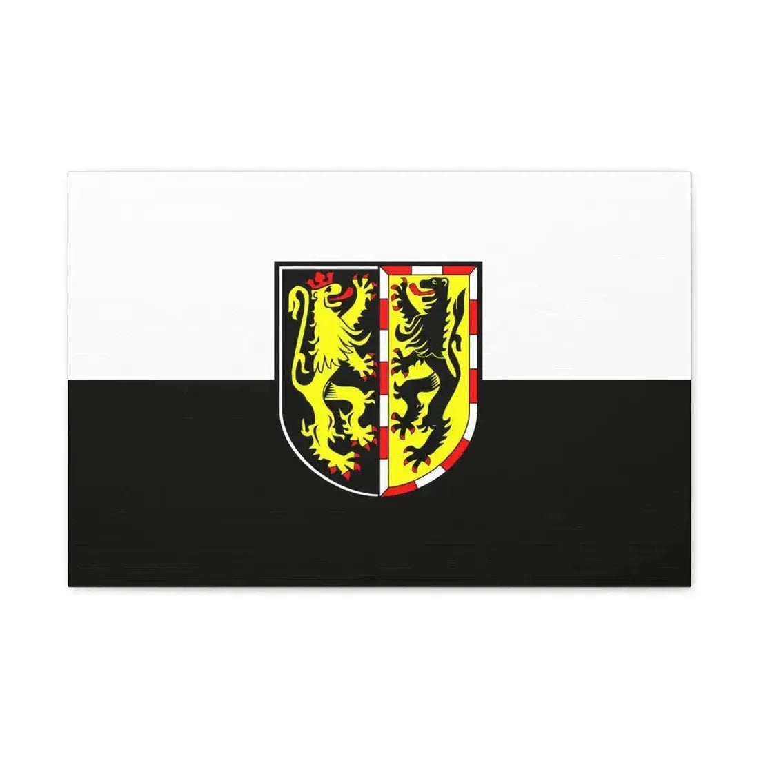 Flag of Hof Germany - Canvas Wall Art - The Sticker Space