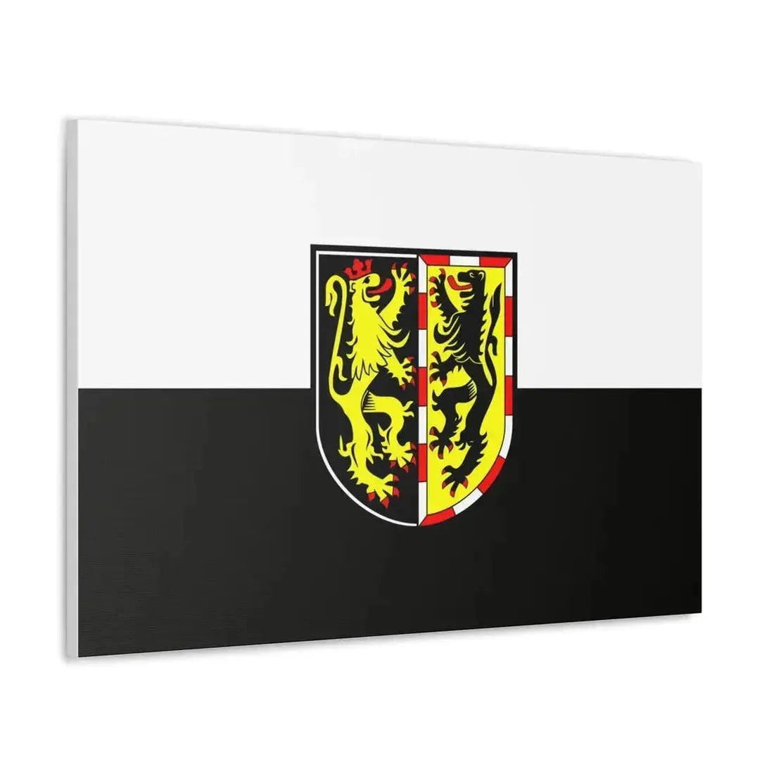 Flag of Hof Germany - Canvas Wall Art - The Sticker Space
