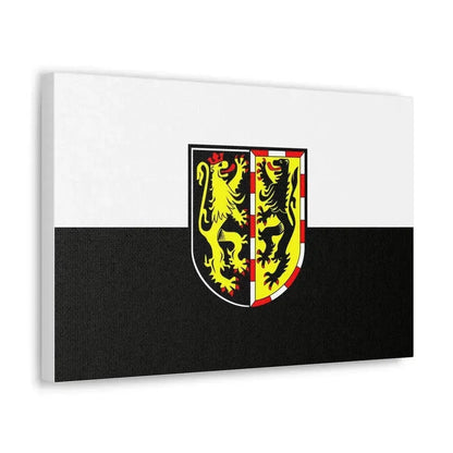 Flag of Hof Germany - Canvas Wall Art - The Sticker Space