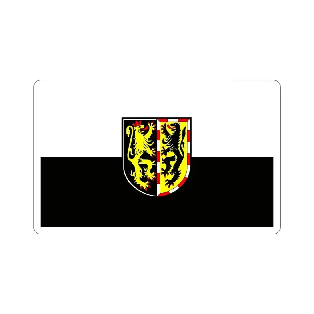 Flag of Hof Germany STICKER Vinyl Die-Cut Decal - The Sticker Space