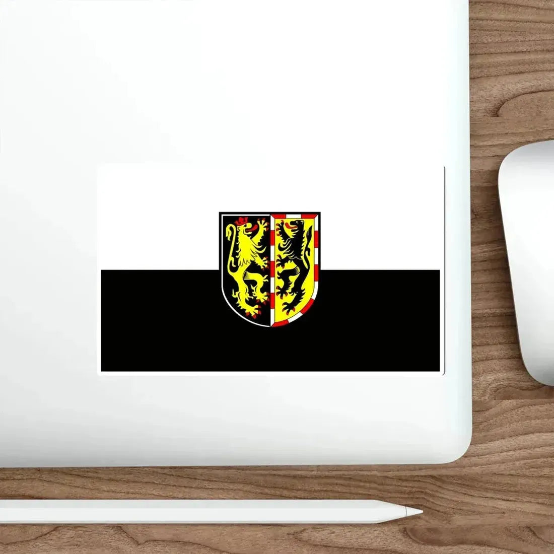 Flag of Hof Germany STICKER Vinyl Die-Cut Decal - The Sticker Space