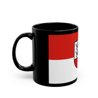 Flag of Hohenlohekreis Germany - Black Coffee Mug-The Sticker Space