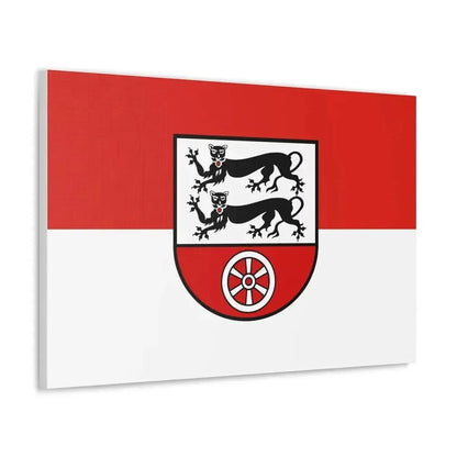 Flag of Hohenlohekreis Germany - Canvas Wall Art - The Sticker Space