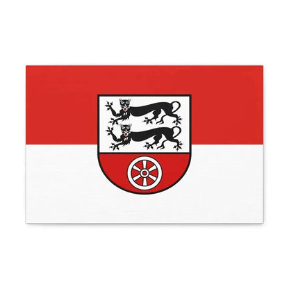 Flag of Hohenlohekreis Germany - Canvas Wall Art - The Sticker Space
