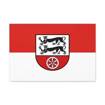 Flag of Hohenlohekreis Germany - Canvas Wall Art - The Sticker Space