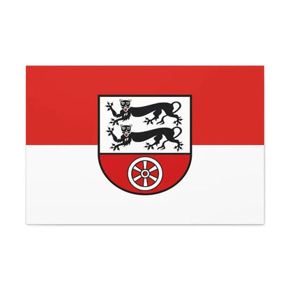 Flag of Hohenlohekreis Germany - Canvas Wall Art - The Sticker Space