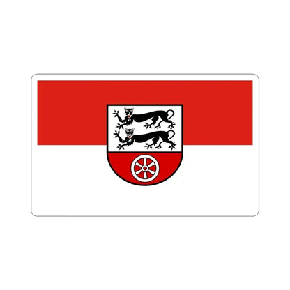 Flag of Hohenlohekreis Germany STICKER Vinyl Die-Cut Decal 3 Inch - The Sticker Space