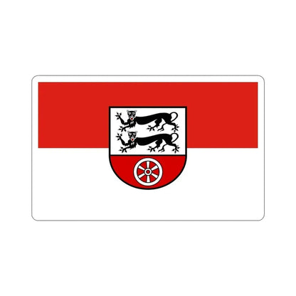 Flag of Hohenlohekreis Germany STICKER Vinyl Die-Cut Decal 4 Inch - The Sticker Space