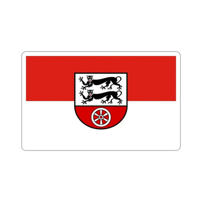 Flag of Hohenlohekreis Germany STICKER Vinyl Die-Cut Decal 5 Inch - The Sticker Space