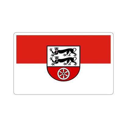 Flag of Hohenlohekreis Germany STICKER Vinyl Die-Cut Decal 6 Inch - The Sticker Space