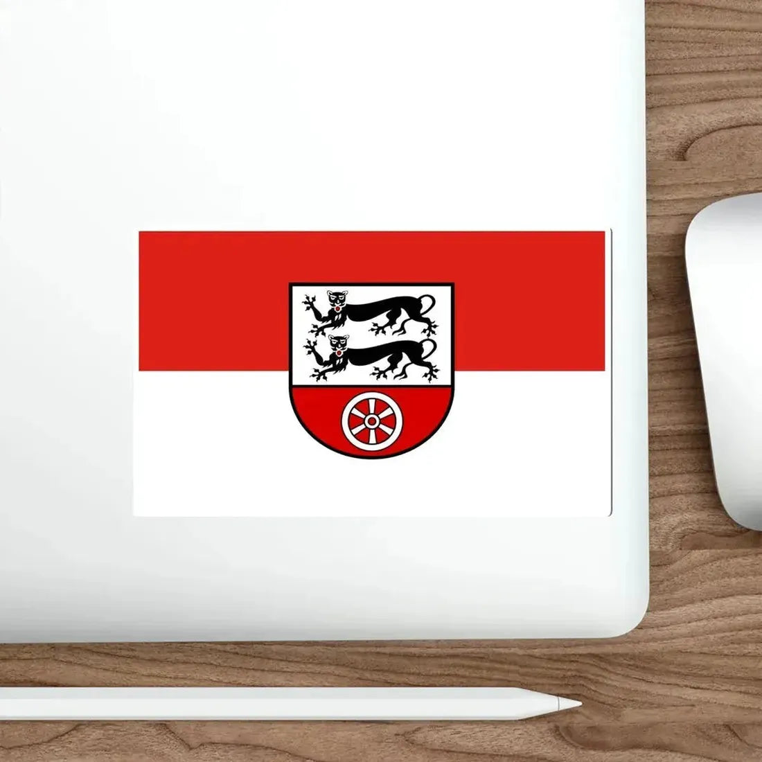 Flag of Hohenlohekreis Germany STICKER Vinyl Die-Cut Decal - The Sticker Space