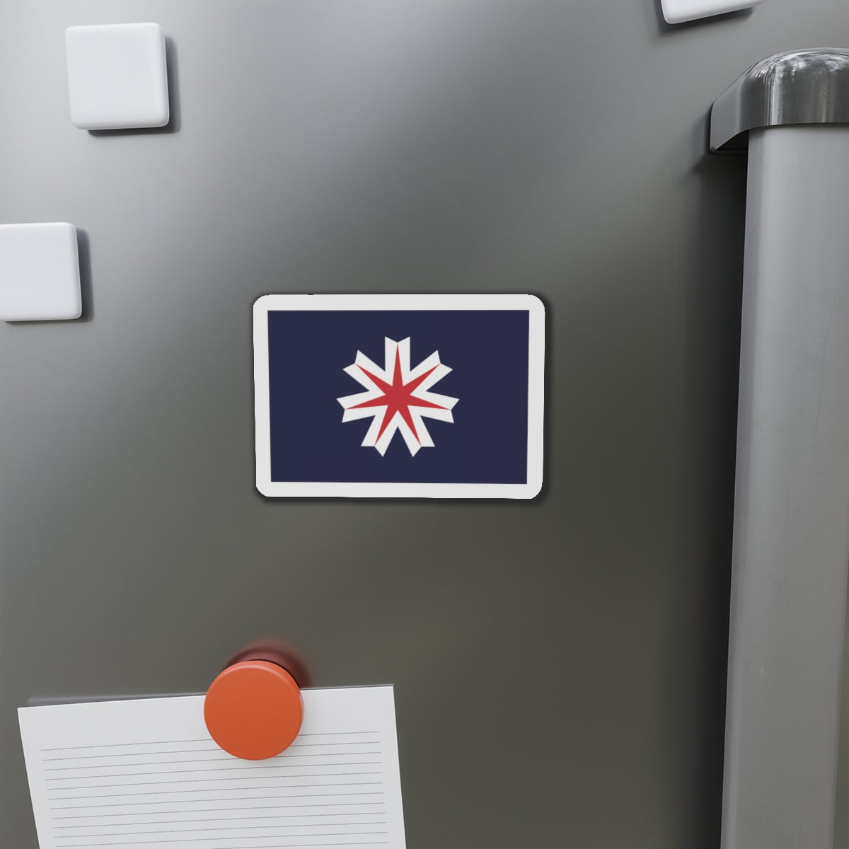 Flag of Hokkaido Prefecture Japan - Die-Cut Magnet-The Sticker Space