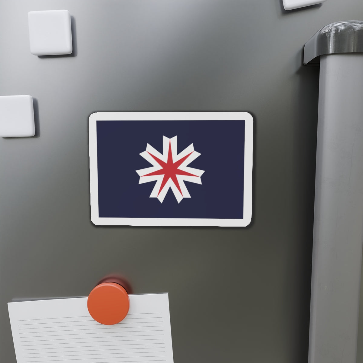 Flag of Hokkaido Prefecture Japan - Die-Cut Magnet-The Sticker Space