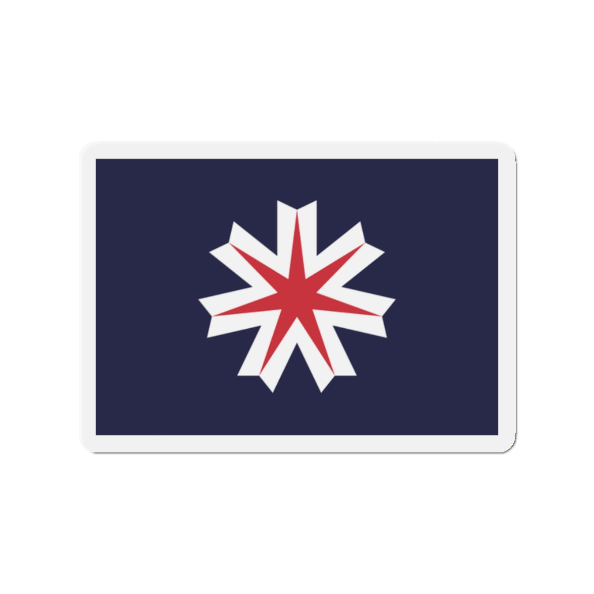 Flag of Hokkaido Prefecture Japan - Die-Cut Magnet-2" x 2"-The Sticker Space