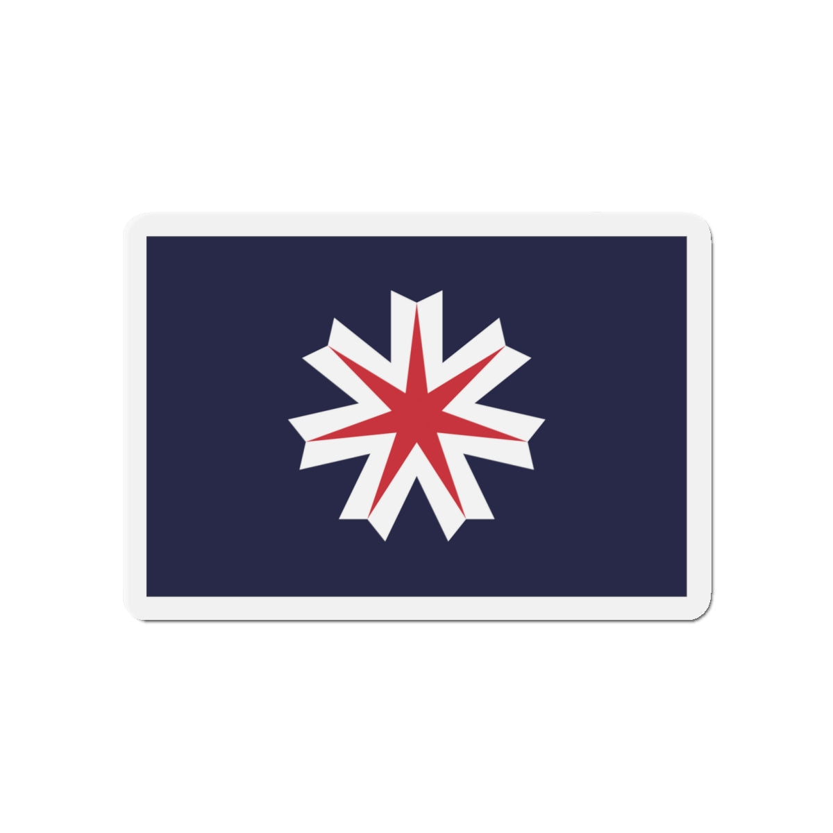 Flag of Hokkaido Prefecture Japan - Die-Cut Magnet-4" x 4"-The Sticker Space