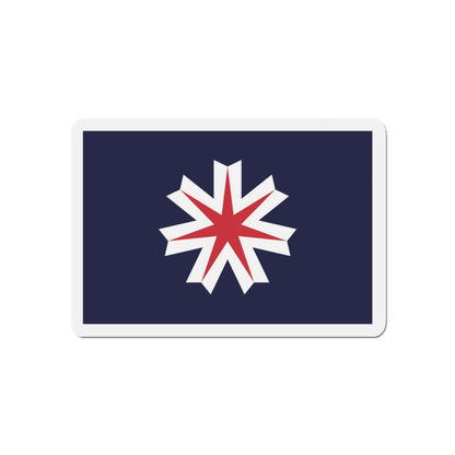 Flag of Hokkaido Prefecture Japan - Die-Cut Magnet-5" x 5"-The Sticker Space