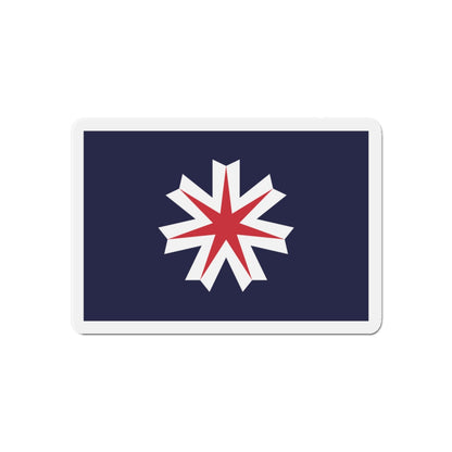 Flag of Hokkaido Prefecture Japan - Die-Cut Magnet-6 × 6"-The Sticker Space