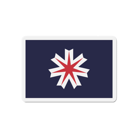 Flag of Hokkaido Prefecture Japan - Die-Cut Magnet-6 × 6"-The Sticker Space