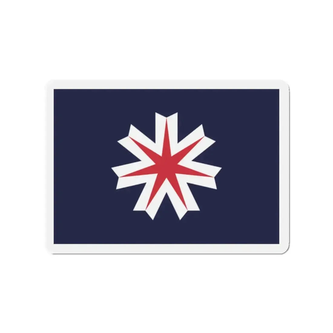 Flag of Hokkaido Prefecture Japan - Refrigerator Magnet 2 Inch - The Sticker Space