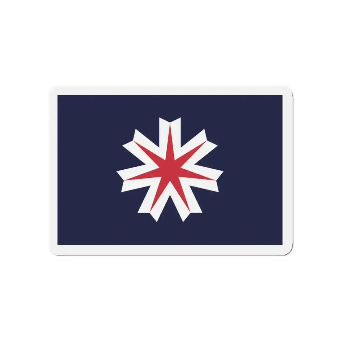 Flag of Hokkaido Prefecture Japan - Refrigerator Magnet 3 Inch - The Sticker Space