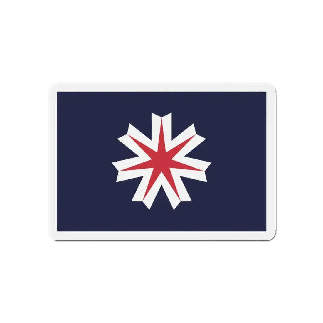 Flag of Hokkaido Prefecture Japan - Refrigerator Magnet 4 Inch - The Sticker Space