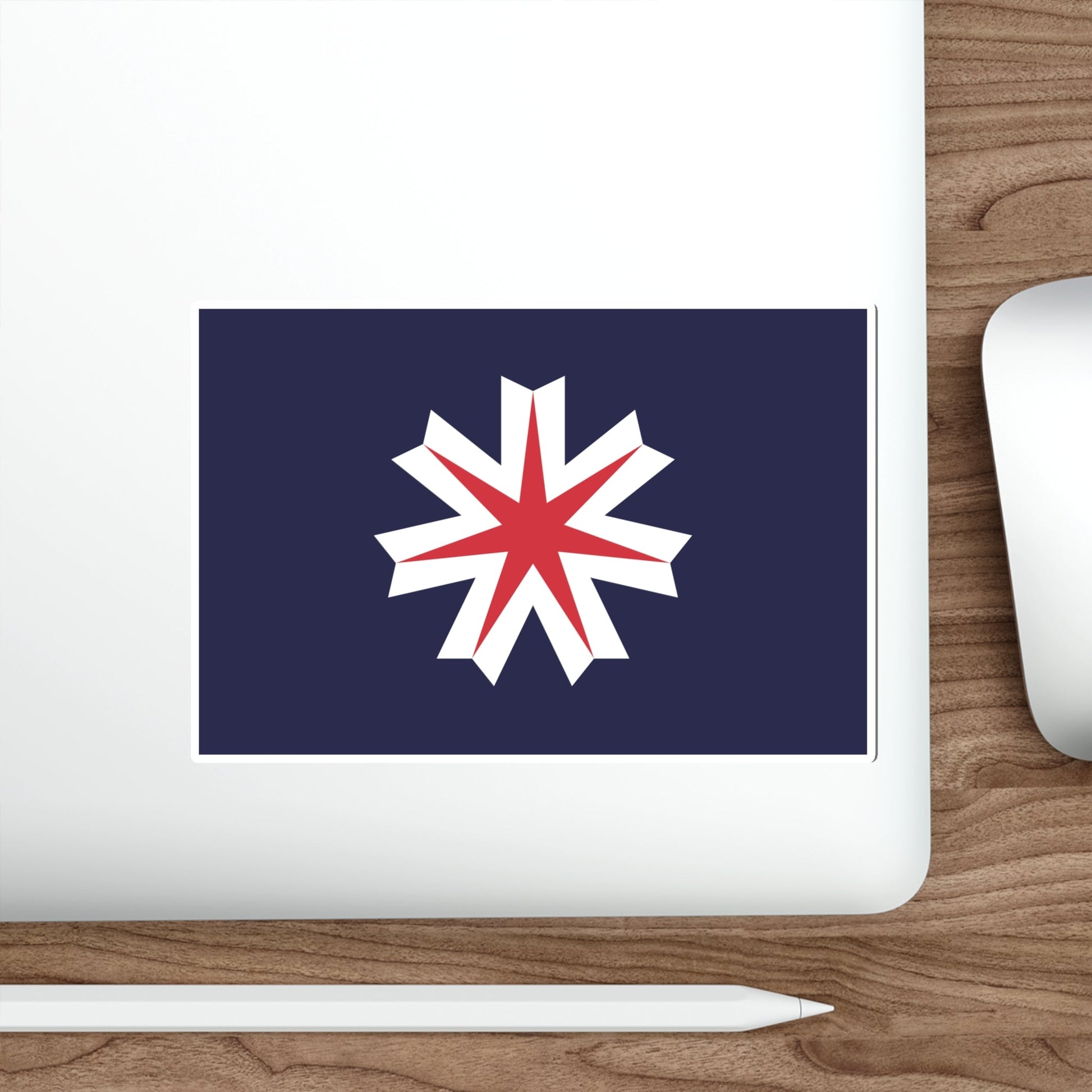 Flag of Hokkaido Prefecture Japan STICKER Vinyl Die-Cut Decal-The Sticker Space