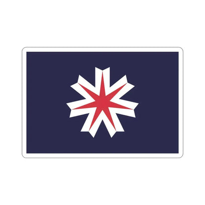 Flag of Hokkaido Prefecture Japan STICKER Vinyl Die-Cut Decal 3 Inch - The Sticker Space