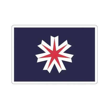 Flag of Hokkaido Prefecture Japan STICKER Vinyl Die-Cut Decal 4 Inch - The Sticker Space