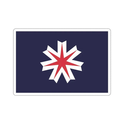 Flag of Hokkaido Prefecture Japan STICKER Vinyl Die-Cut Decal 5 Inch - The Sticker Space