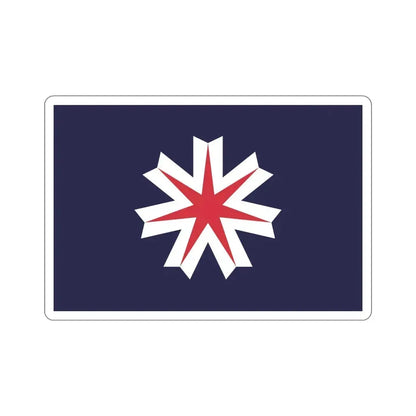 Flag of Hokkaido Prefecture Japan STICKER Vinyl Die-Cut Decal 6 Inch - The Sticker Space
