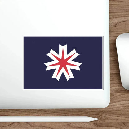 Flag of Hokkaido Prefecture Japan STICKER Vinyl Die-Cut Decal - The Sticker Space