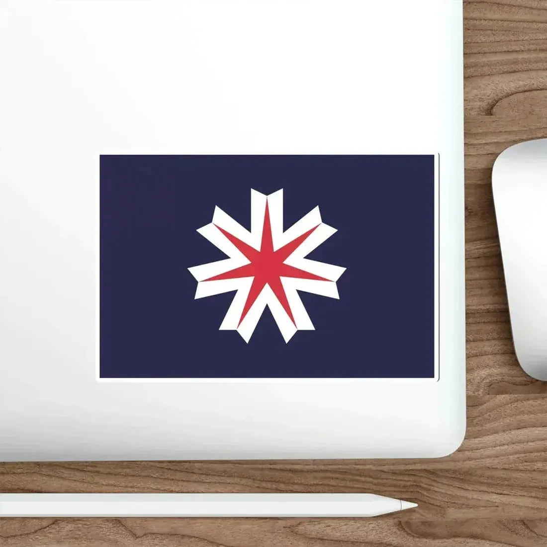 Flag of Hokkaido Prefecture Japan STICKER Vinyl Die-Cut Decal - The Sticker Space