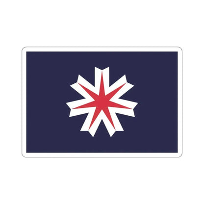 Flag of Hokkaido Prefecture Japan STICKER Vinyl Die-Cut Decal - The Sticker Space